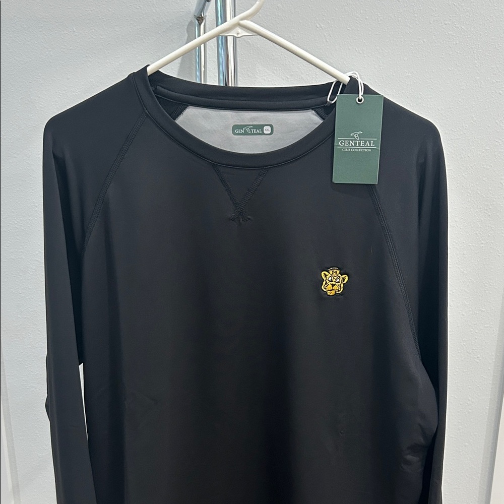 Genteal Mizzou Logo Black Long Sleeve Shirt